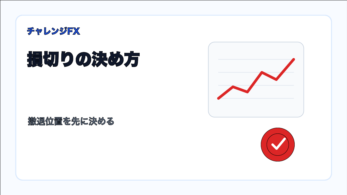 損切りの決め方｜FX初心者が感情で迷わないための基本のアイキャッチ画像